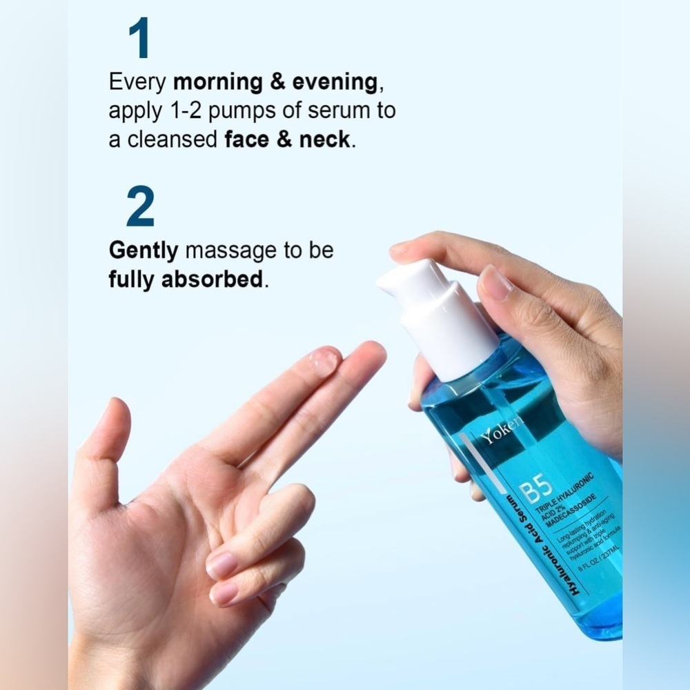 Triple Hyaluronic Acid, Luxury Skincare Serum Set Anti-aging Wrinkle Hyd…​​​ - Picture 5 of 6